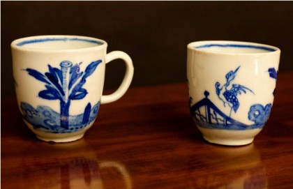 Blue and White Cups, Bow factory