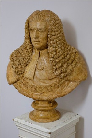 English Plaster Bust of Lord Ellenbourgh