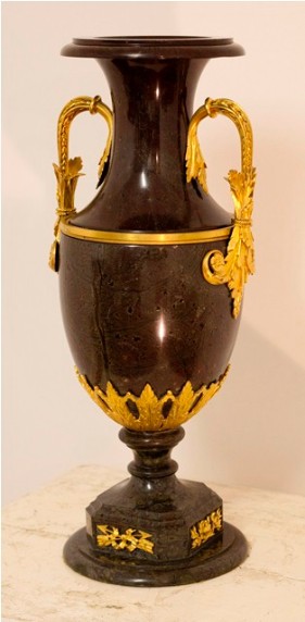Russian Ormulu Mounted Jasper Vase