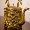 Click to Enlarge - English Victorian Antique Brass Teapot