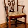 Click to Enlarge – Scottish Chippendale Mahogany Armchair