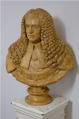 English Plaster Bust of Lord Ellenbourgh