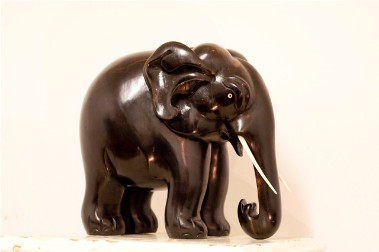 Oriental Carved Ivory Elephant