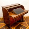 Click to Enlarge - Irish Tambour top mahogany desk