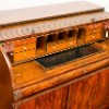 Click to Enlarge - Irish Tambour top mahogany desk