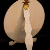Click to Enlarge - French Louis 16th Ivory Dressing Table Mirror, back detail
